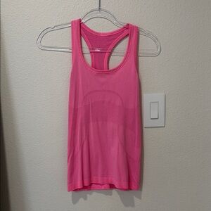 Lululemon Pink Racerback Tank Top